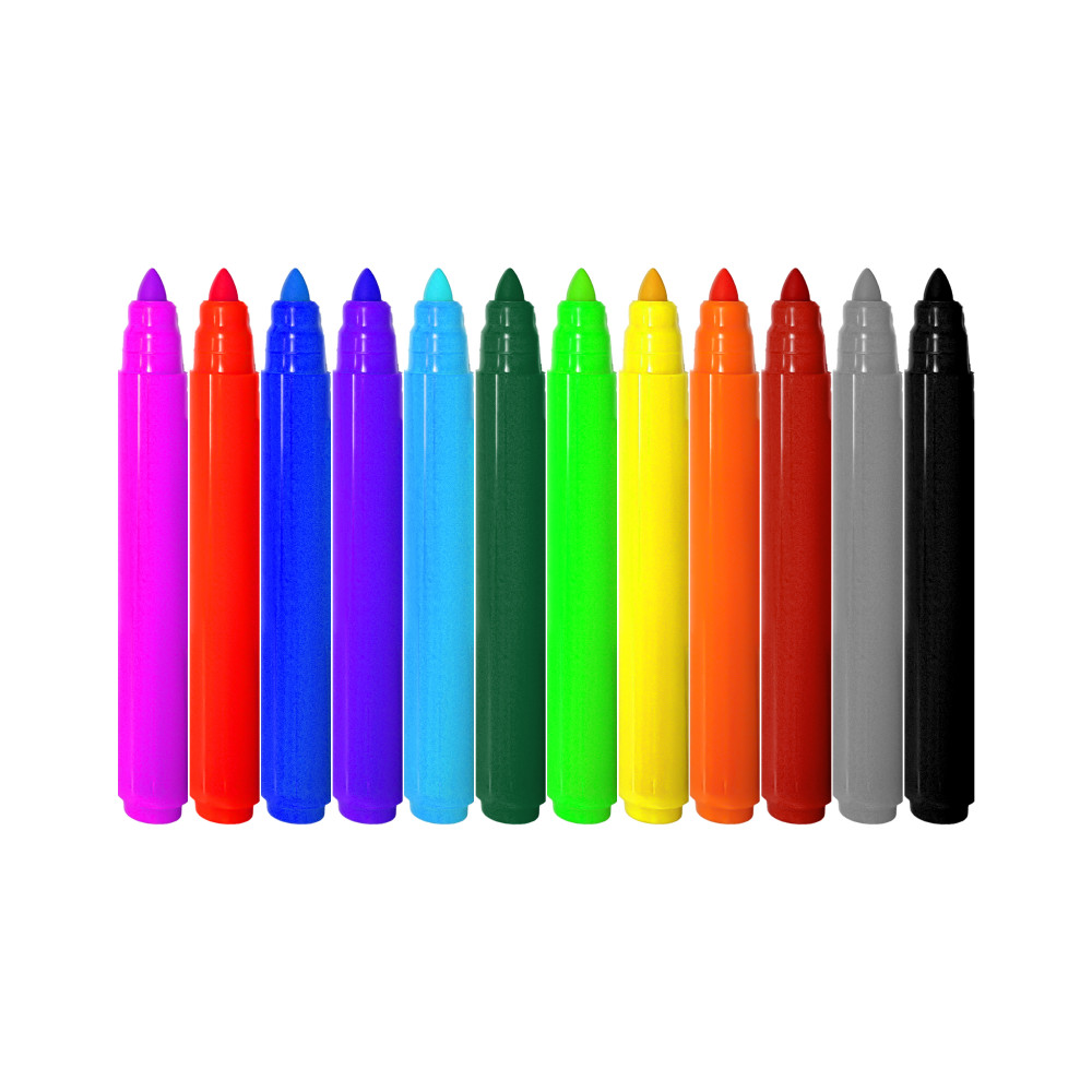 Bold Marker 12 Shades – Vibrant, Non-Toxic Markers for Creative Kids