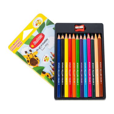 12 Jumbo Color Pencil – Large, Vibrant & Safe for Kids!