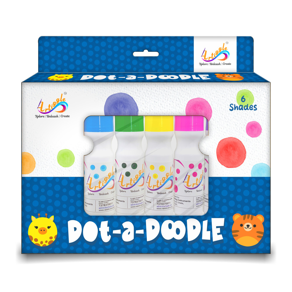 Dot a Doodle Dot Marker 6 Vibrant Shades