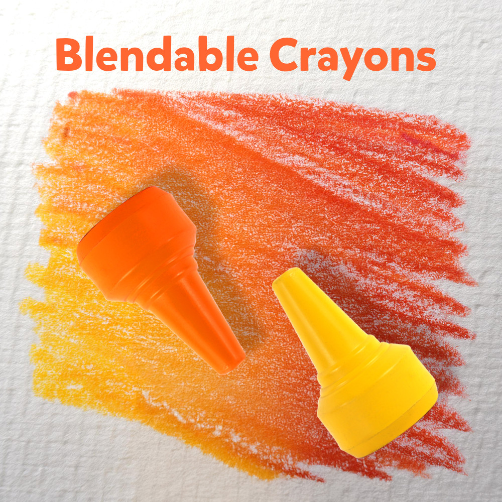 Finger Crayons – Fun & Mess-Free Coloring for Little Hands!