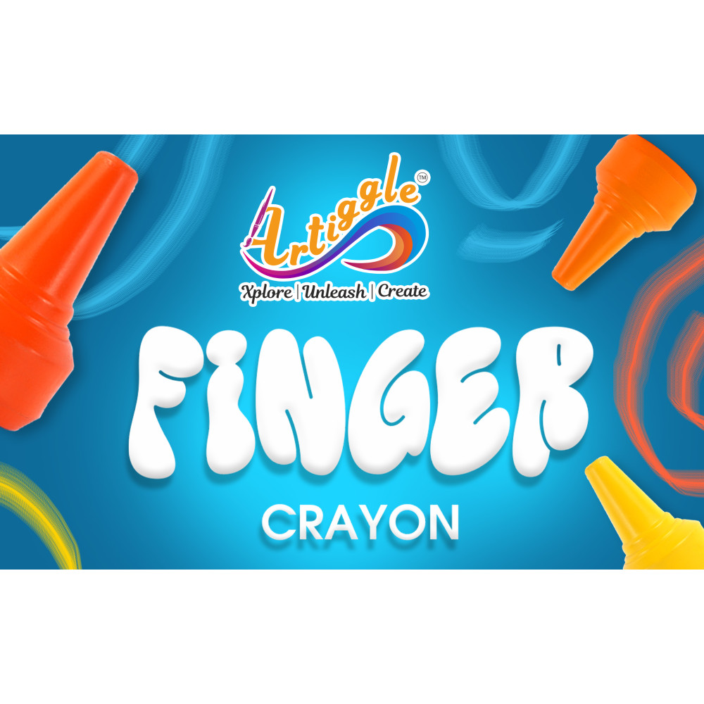 Finger Crayons – Fun & Mess-Free Coloring for Little Hands!