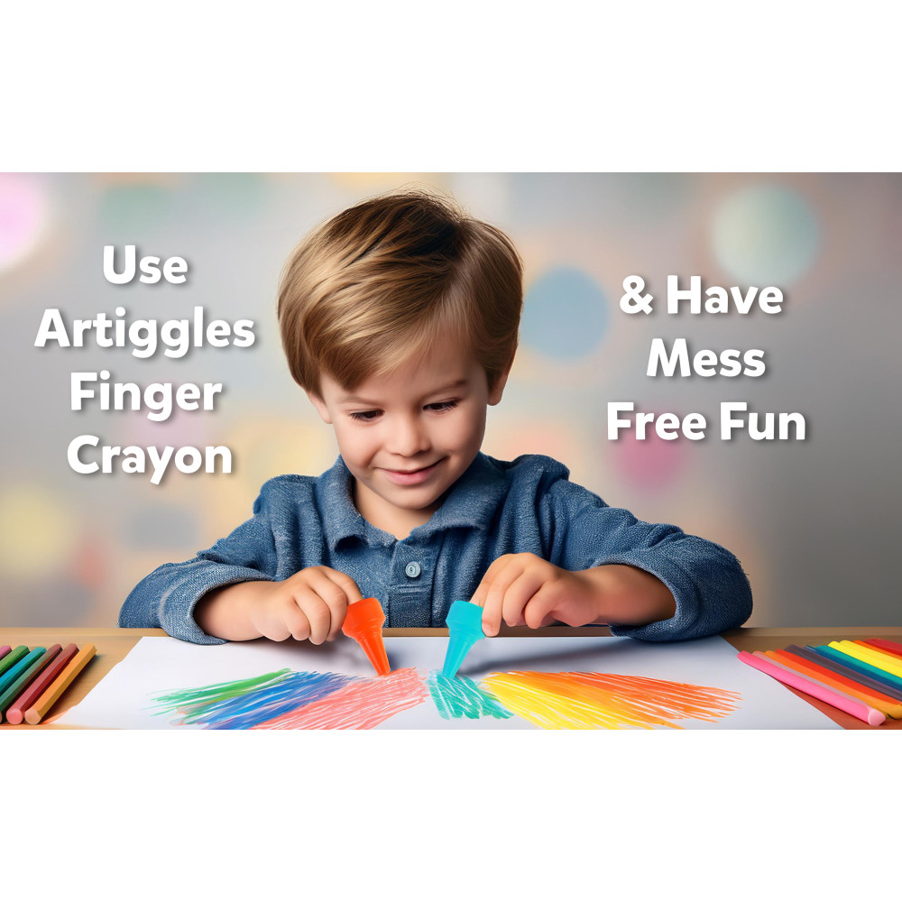 Finger Crayons – Fun & Mess-Free Coloring for Little Hands!