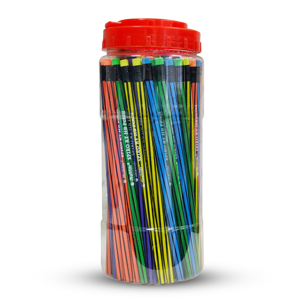 Rabbit Spiro Pencil - 100 Pencils Jar