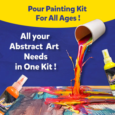 Pour N Paint - Pouring Acrylic Colors Kit